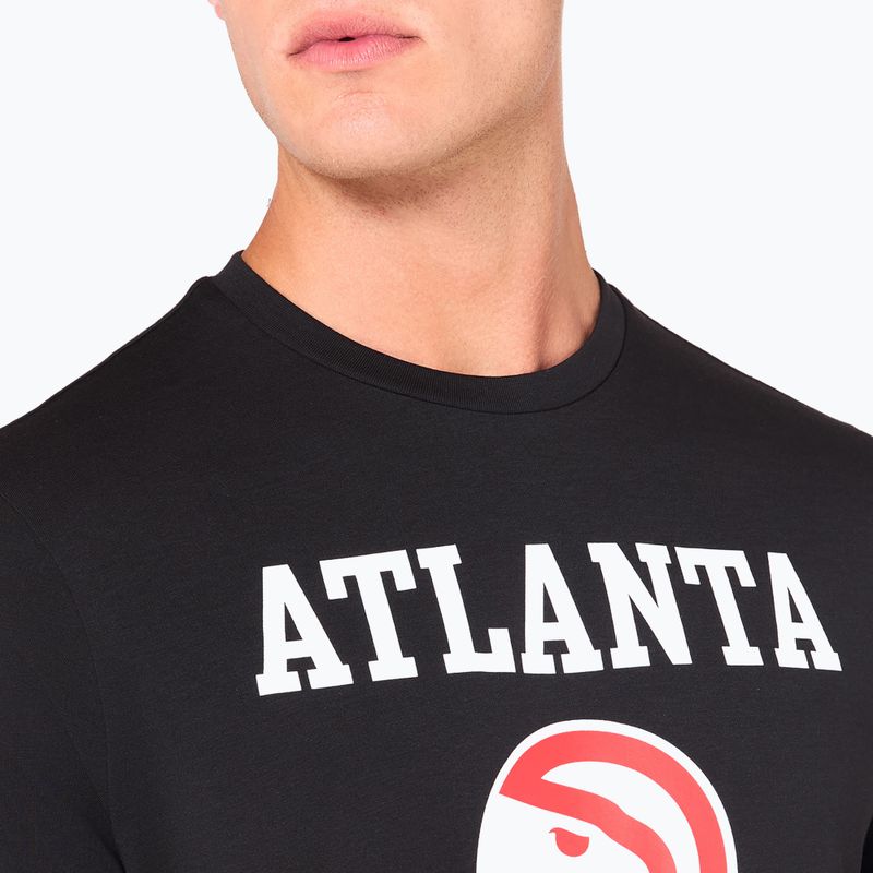 Футболка чоловіча New Era NOS NBA Regular Atlanta Hawks black 6