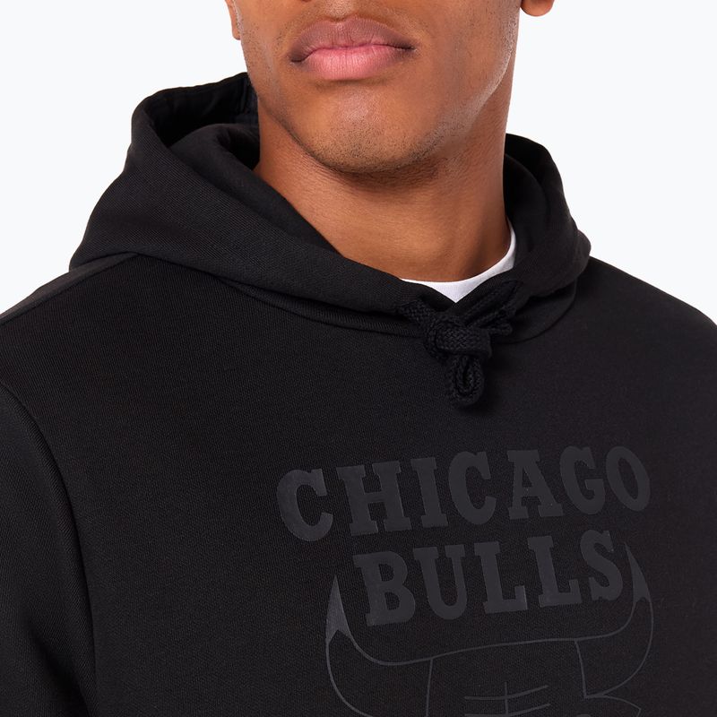Чоловіча толстовка New Era NOS NBA Reegular Chicago Bulls худі чорна 5