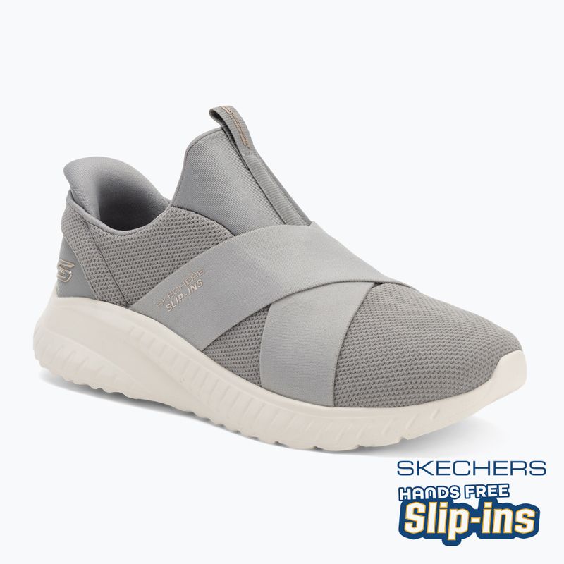 Жіночі туфлі SKECHERS Bobs Squad Chaos Your Moment сірі