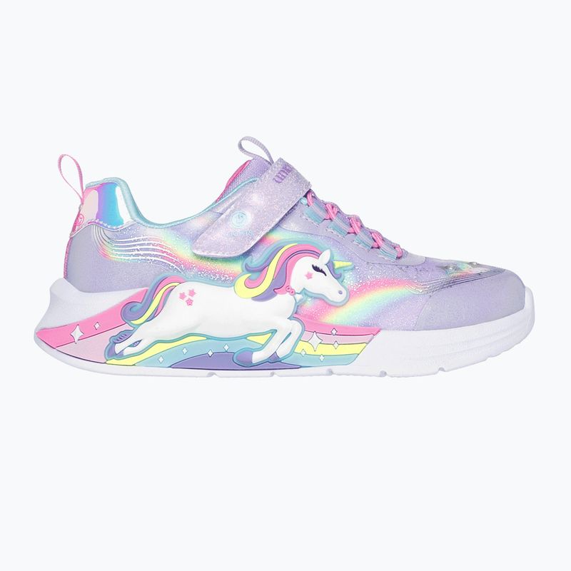 Кросівки дитячі SKECHERS S-Lights Unicorn Chaser lavender/multi