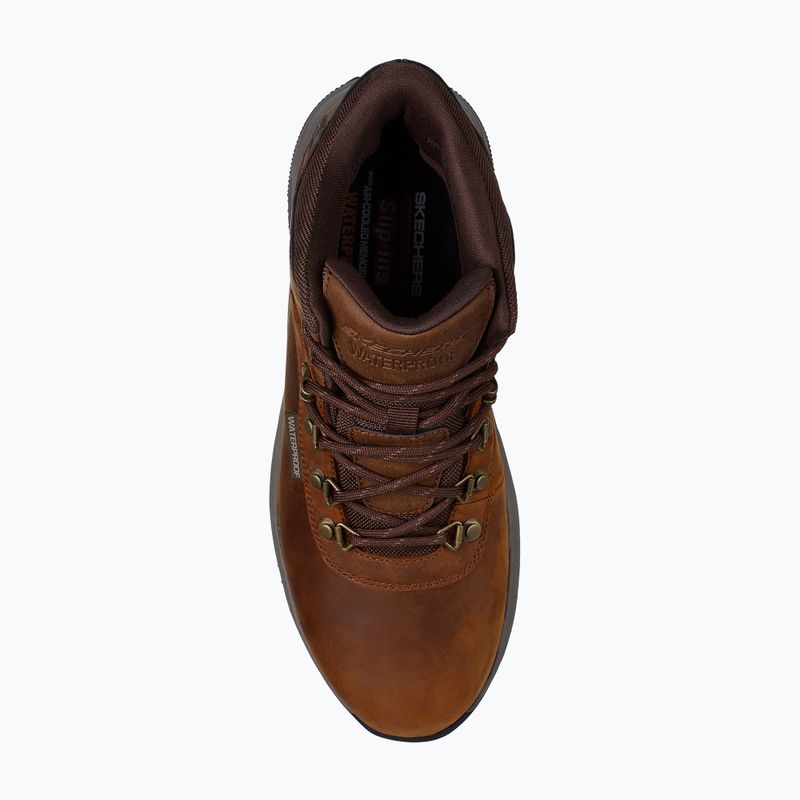 Кросівки чоловічі SKECHERS Meroe Pikeman brown 5