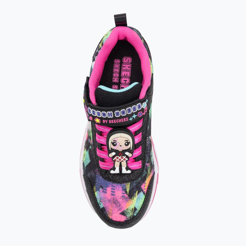Кросівки дитячі Skechers Snuggle Sneaks Skech Squad black/multi 5