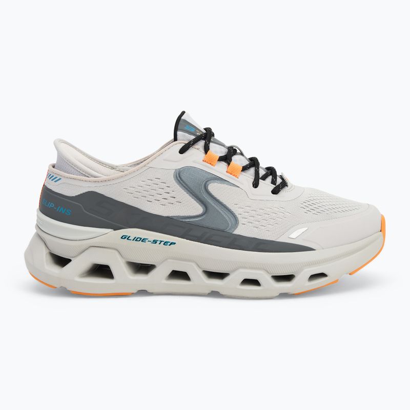 Чоловічі туфлі SKECHERS Glide Step Altus сіро-помаранчеві 2