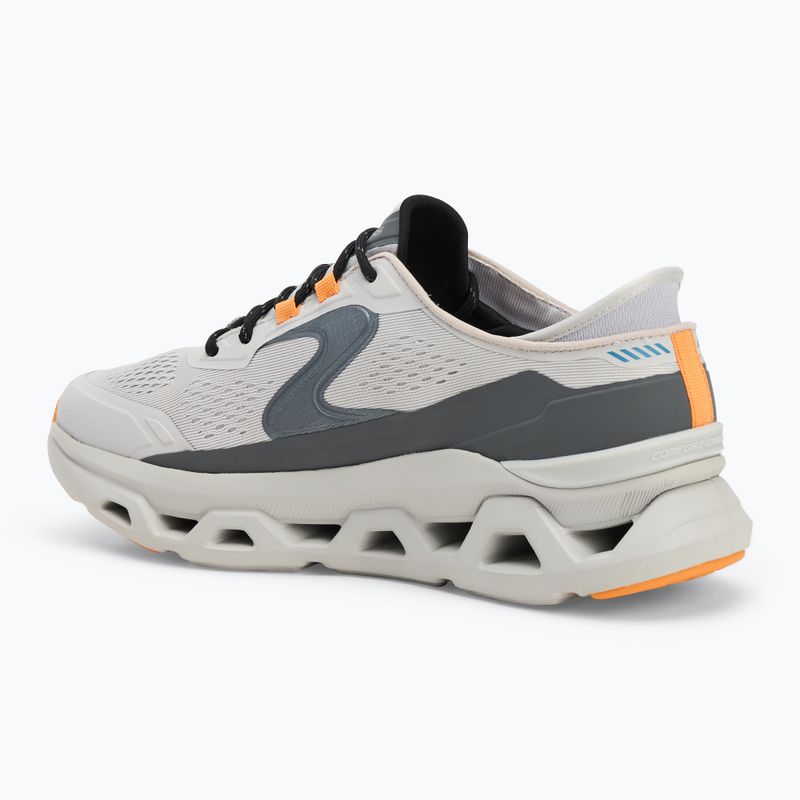 Чоловічі туфлі SKECHERS Glide Step Altus сіро-помаранчеві 3