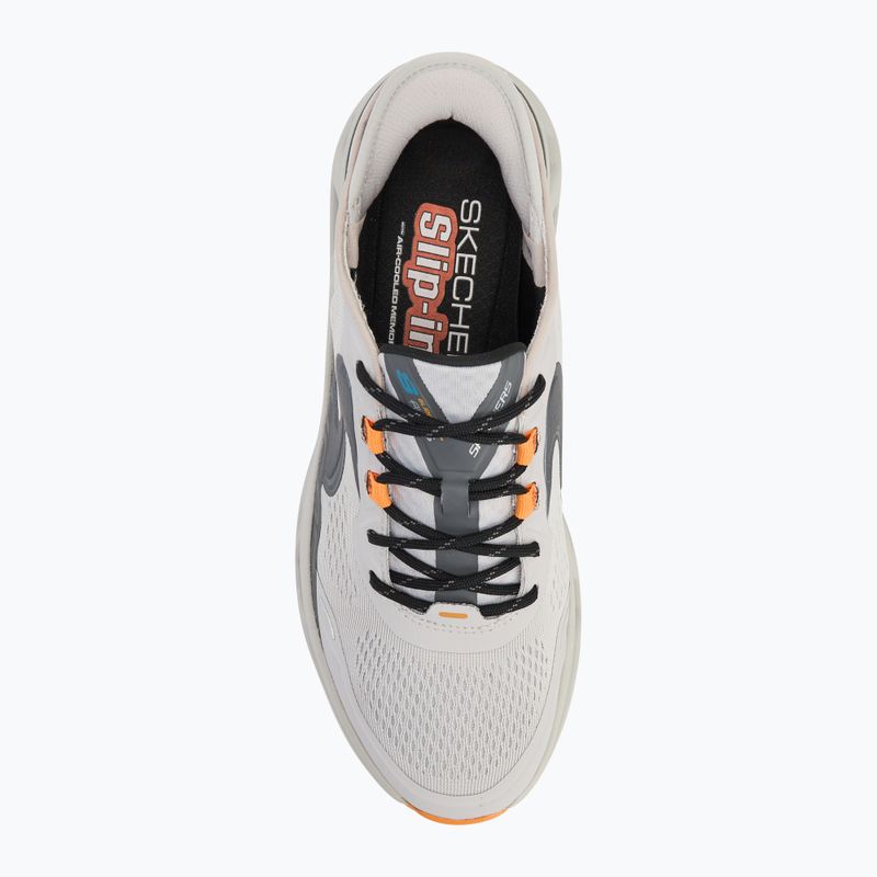 Чоловічі туфлі SKECHERS Glide Step Altus сіро-помаранчеві 5