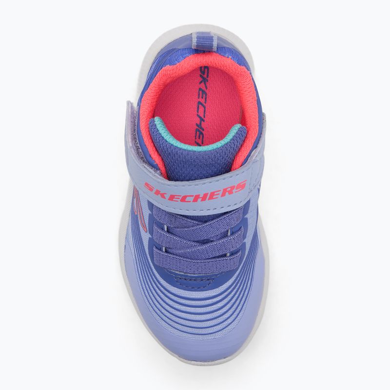 Кросівки дитячі SKECHERS Microspec Advance lavender/pink 5