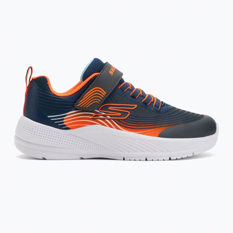 Кросівки дитячі Skechers Microspec Advance navy/orange 2