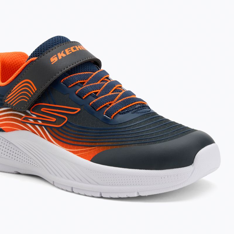 Кросівки дитячі Skechers Microspec Advance navy/orange 7