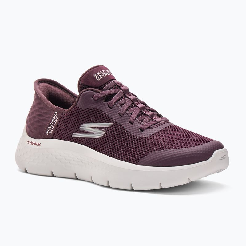 Жіночі кросівки SKECHERS Go Walk Flex Grand Entry бордові