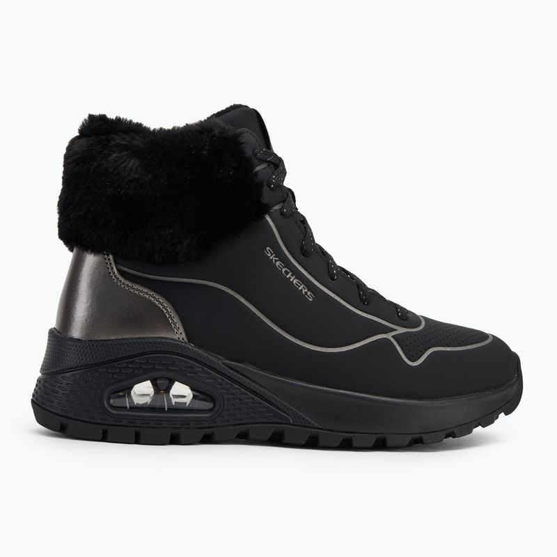 Кросівки жіночі SKECHERS Uno Rugged Fall Shimmer black/metallic 2