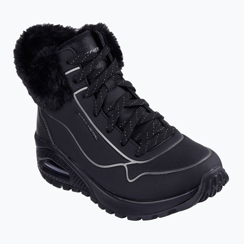 Кросівки жіночі SKECHERS Uno Rugged Fall Shimmer black/metallic 8