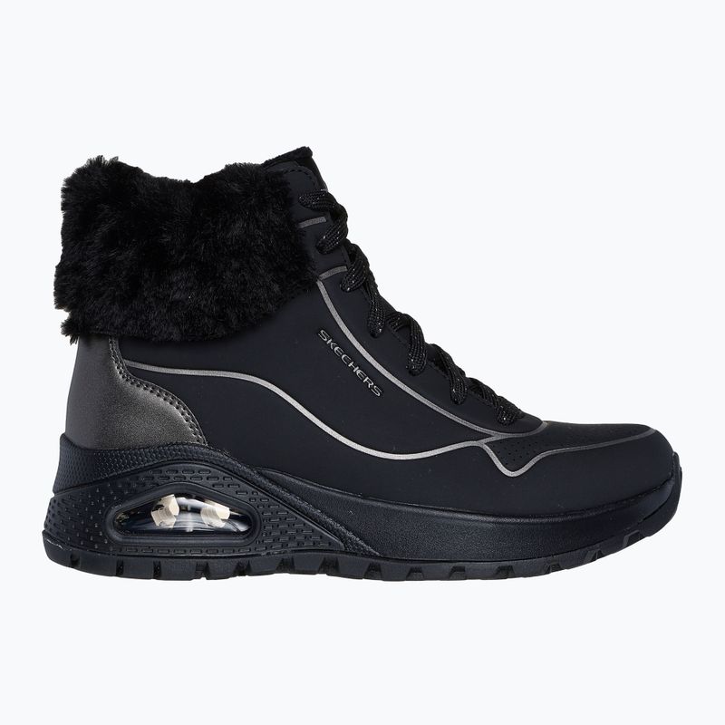 Кросівки жіночі SKECHERS Uno Rugged Fall Shimmer black/metallic 9