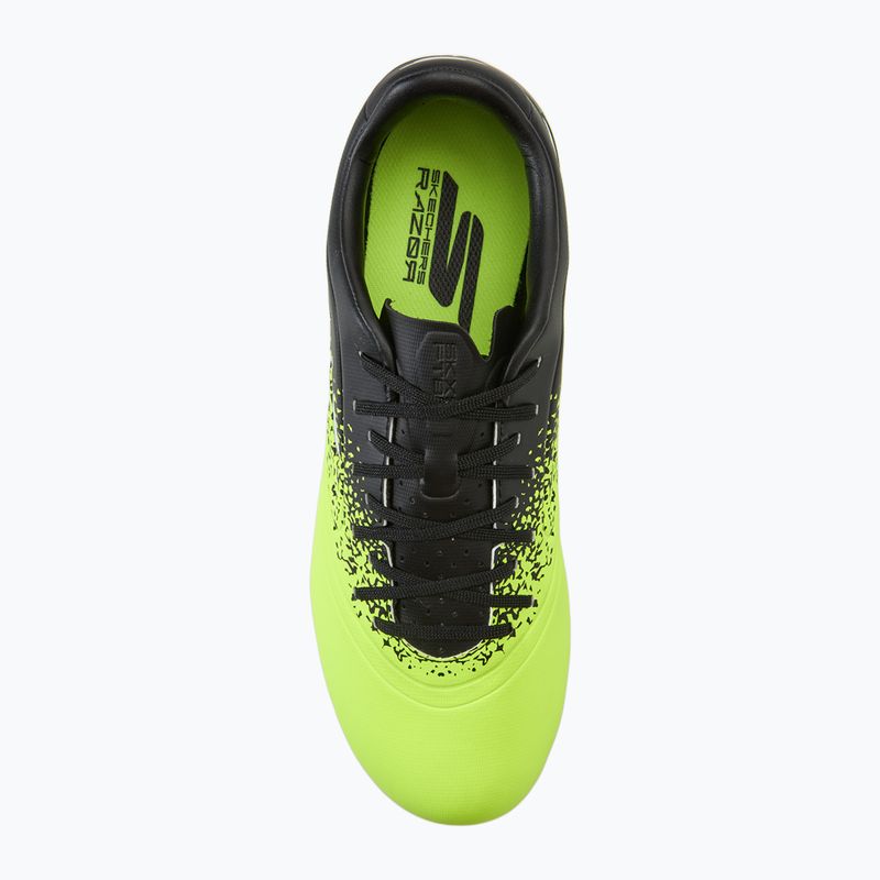 Кросівки футбольні чоловічі Skechers Razor Academy Gold 1.5 FG yellow/black 5