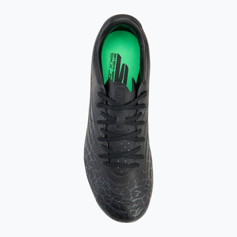 Кросівки футбольні чоловічі Skechers SKX Academy Gold 1.5 FG black/silver 5