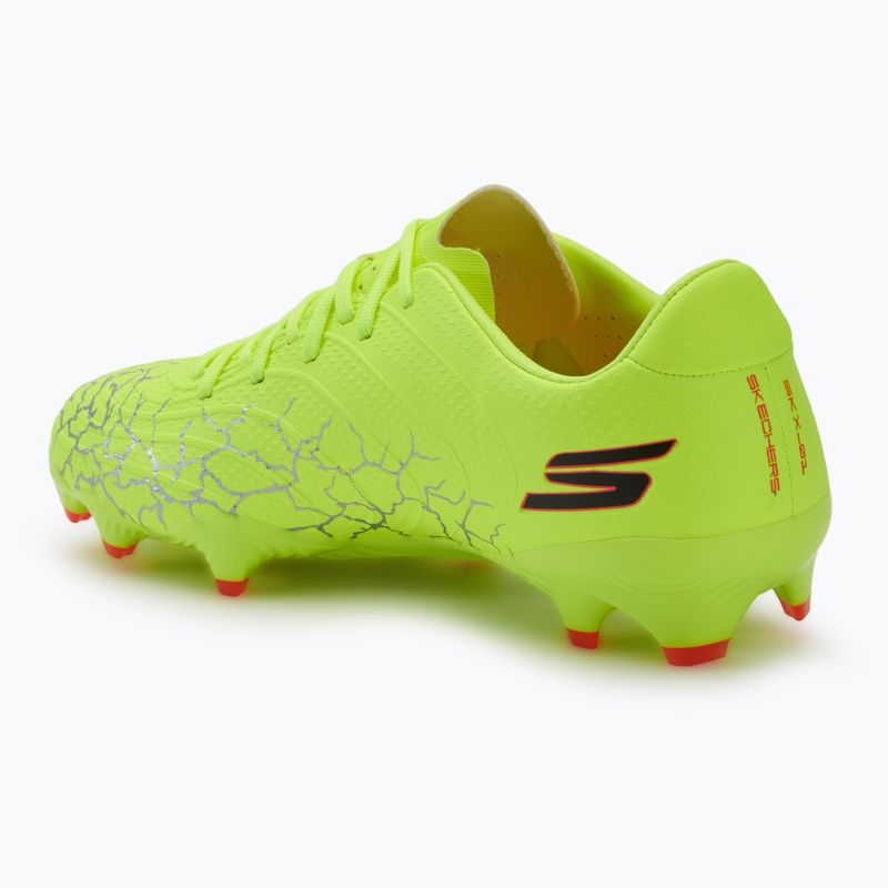 Кросівки футбольні чоловічі Skechers SKX Academy Gold 1.5 FG yellow/black 3