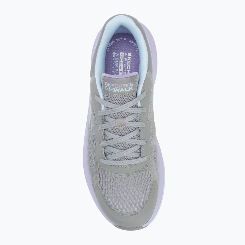 Кросівки жіночі SKECHERS Go Walk Max Walker Vea gray/aqua 5