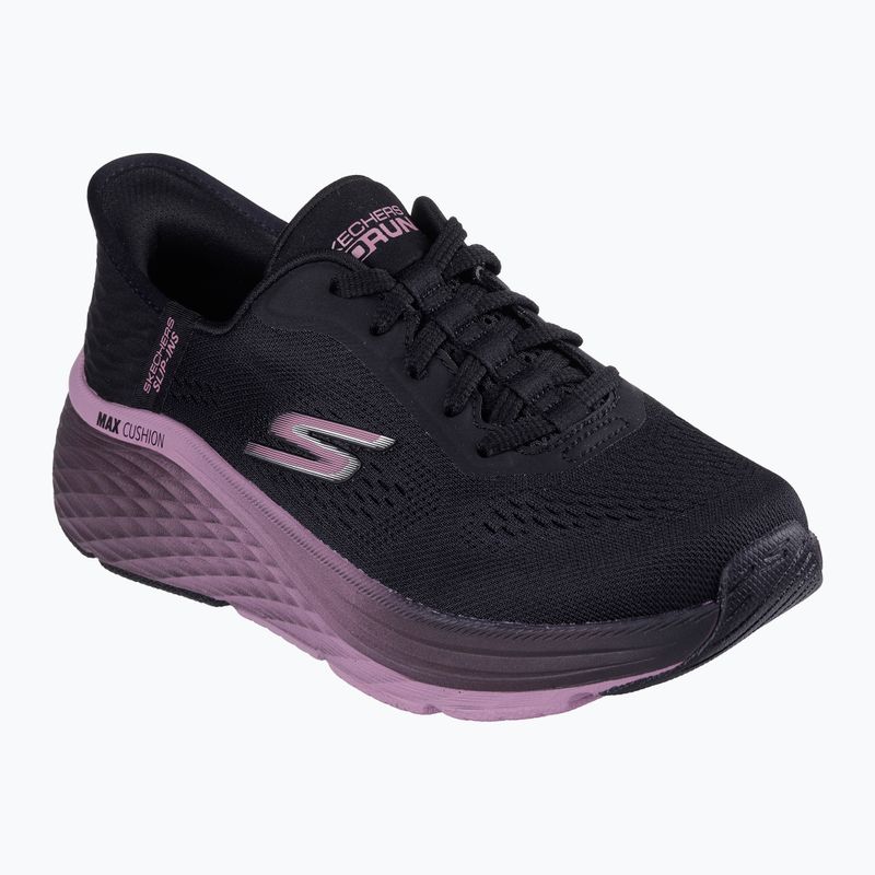 Жіночі кросівки SKECHERS Max Cushioning Elite 2.0 чорні / лілові 8