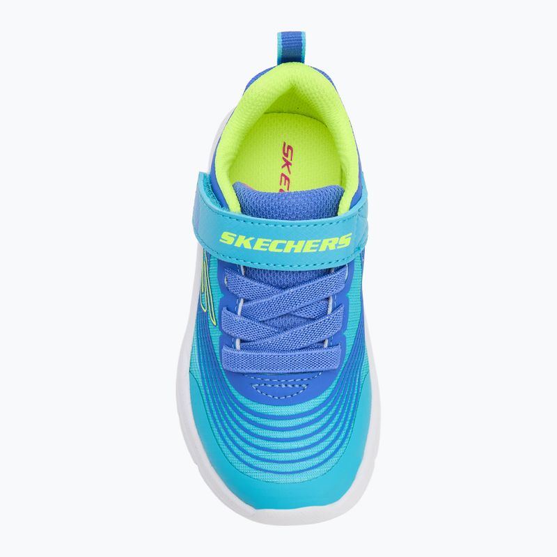 Кросівки дитячі SKECHERS Microspec Advance turquoise 5