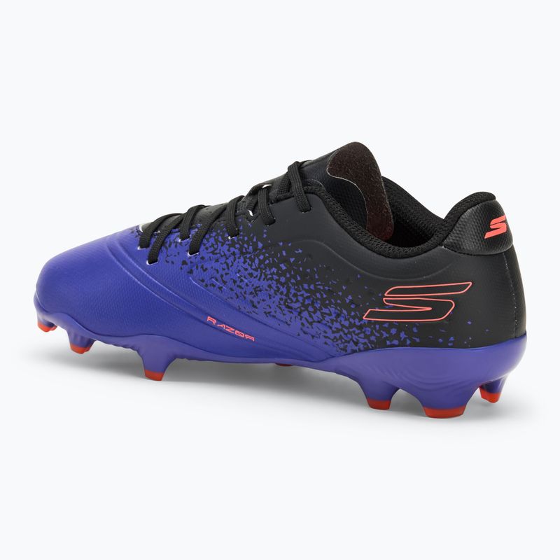 Кросівки футбольні дитячі Skechers Razor Gold 1.5 FG purple 3