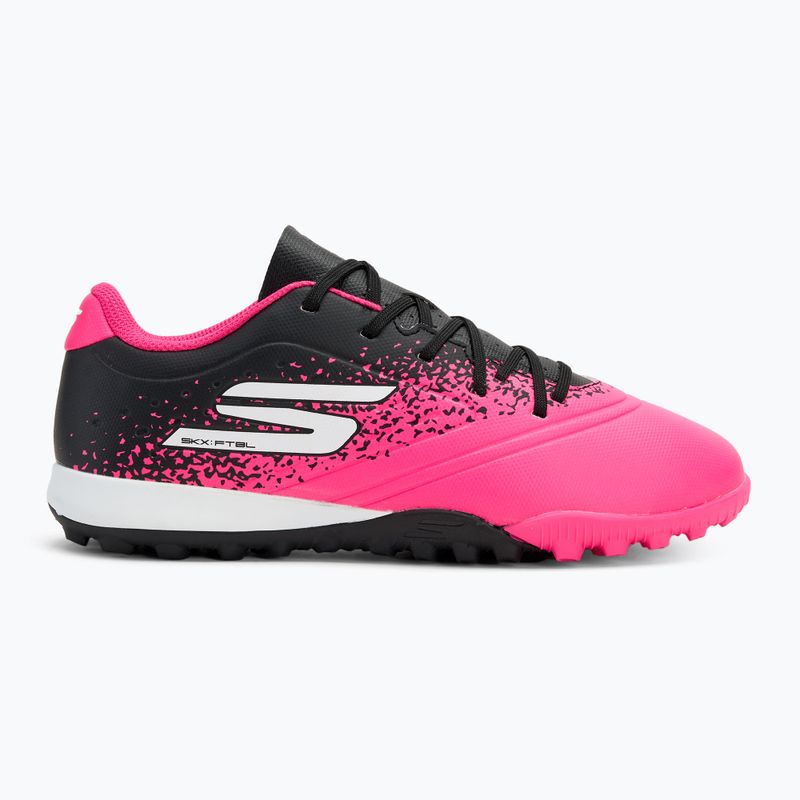 Кросівки футбольні дитячі Skechers Razor Gold 1.5 TF black/pink 2