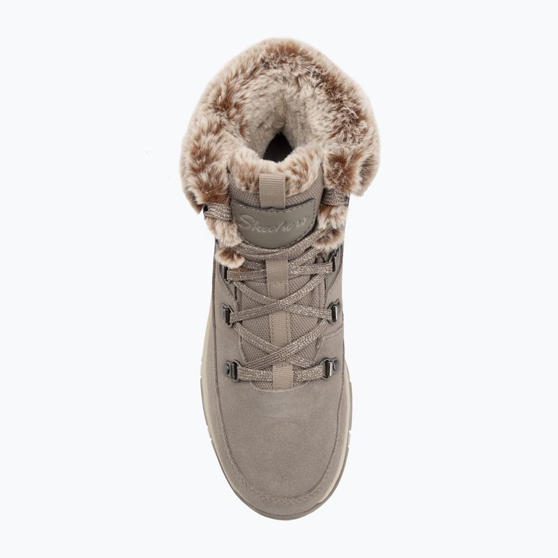 Кросівки жіночі Skechers Trego Snow Worries mushroom 5