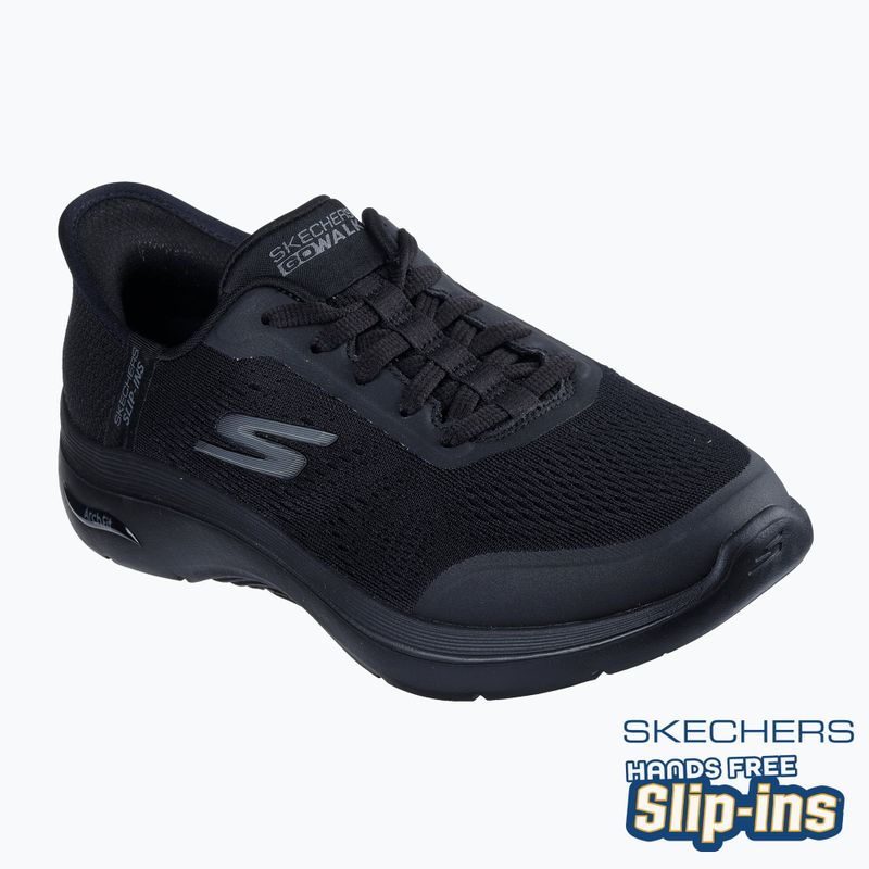 Кросівки жіночі SKECHERS Go Walk Arch Fit 2.0 Valencia black 14