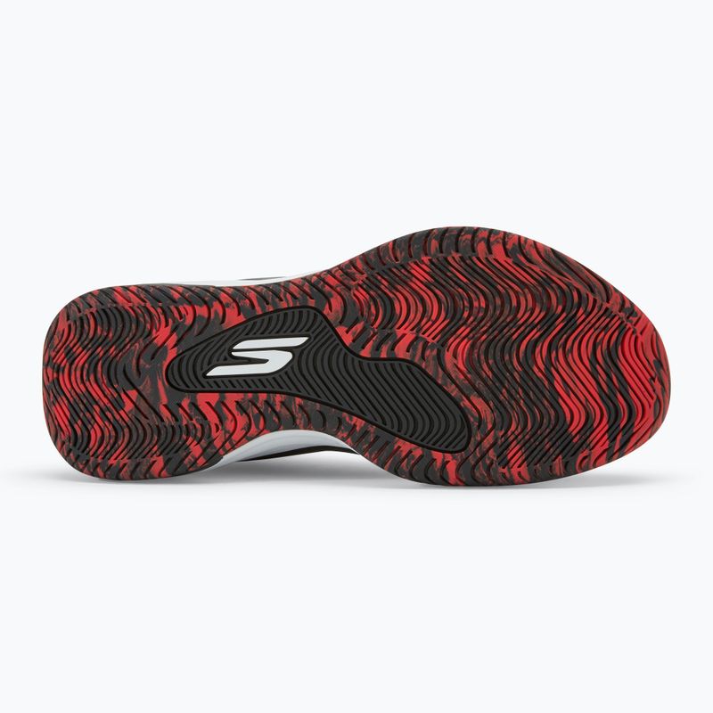 Чоловічі баскетбольні кросівки SKECHERS SKX League чорні/червоні 4