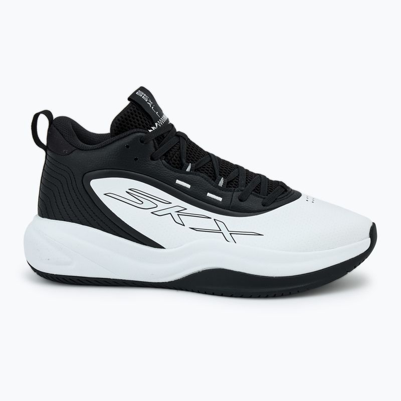 Чоловічі баскетбольні кросівки SKECHERS SKX League білий/чорний 2