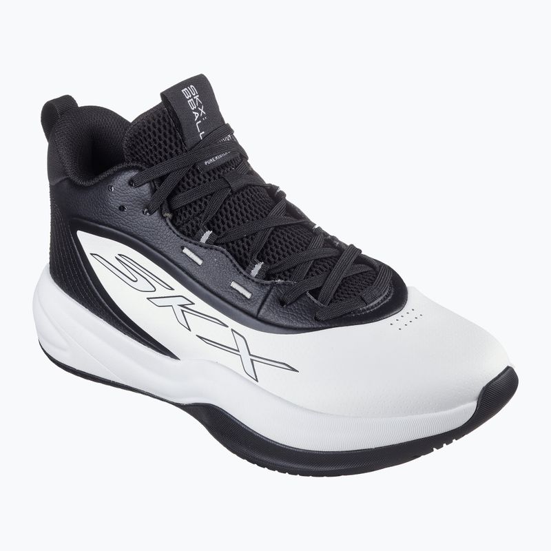 Чоловічі баскетбольні кросівки SKECHERS SKX League білий/чорний 8