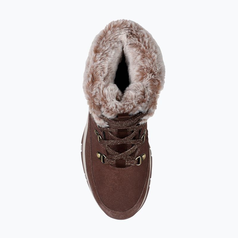 Кросівки жіночі Skechers Trego Snow Worries chocolate 12