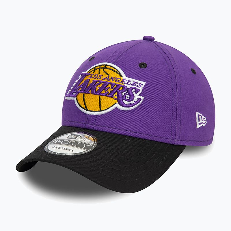 Бейсболка New Era Side Patch 940 Lakers фіолетова 2