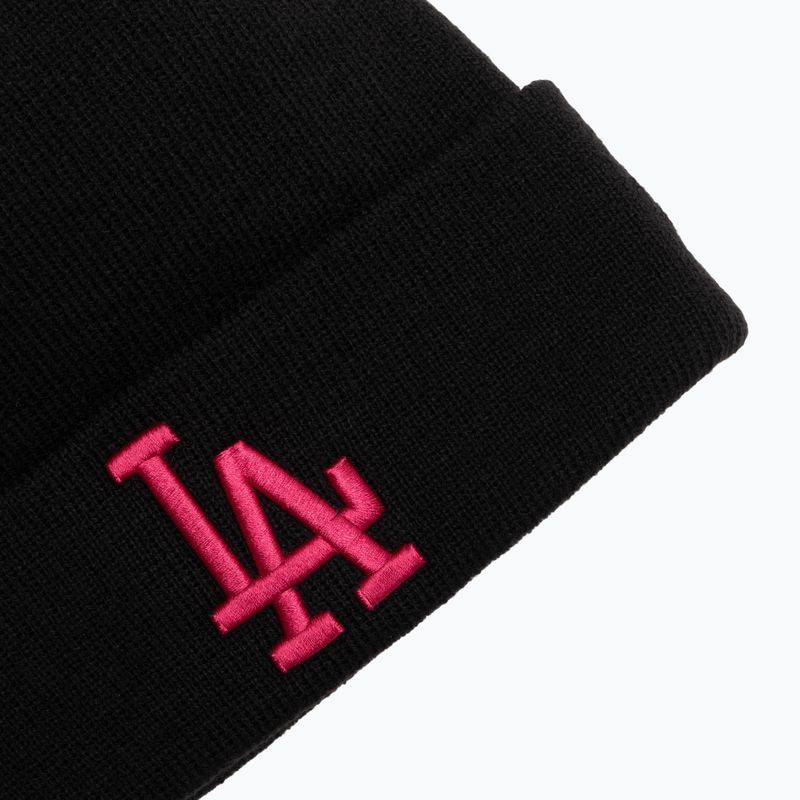 Зимова шапка New Era Le Beanie La Dodgers чорна 3