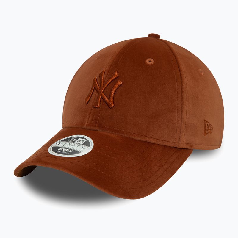 Кепка жіноча New Era Velour Midi 9FORTY New York Yankees brown 2
