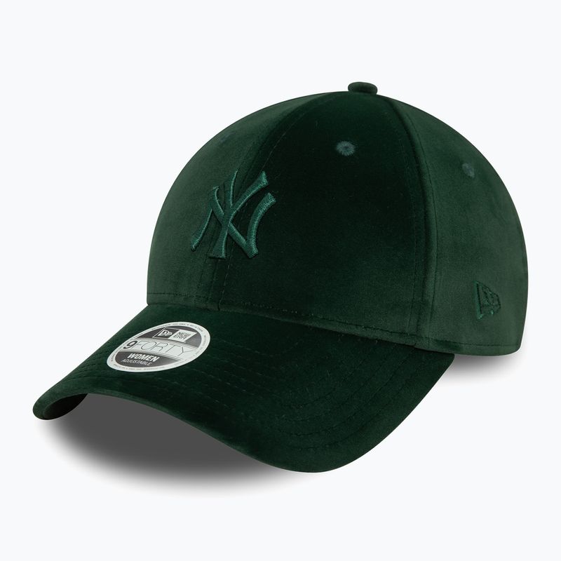 Кепка жіноча New Era Velour Midi 9FORTY New York Yankees dark green 2