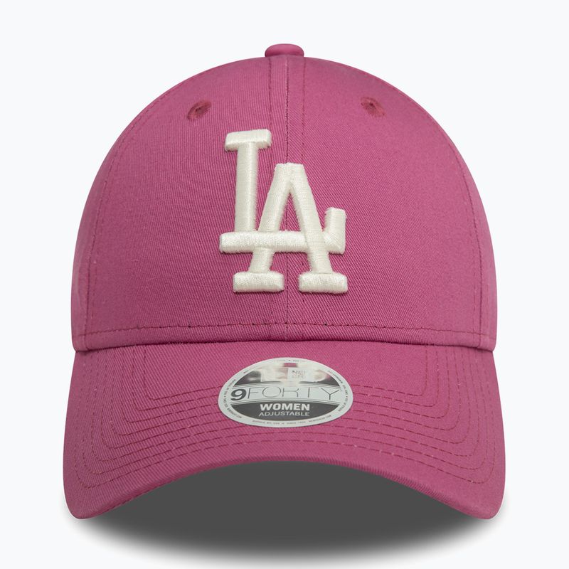 Кепка жіноча New Era League Essential 9FORTY Los Angeles Dodgers purple 3