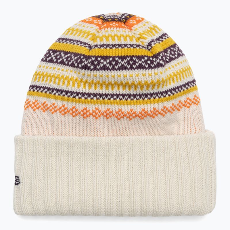 Шапка зимова жіноча New Era Rail Isle Cuff Knit Beanie light beige 2