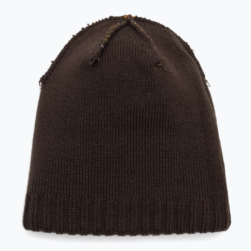 Шапка зимова жіноча New Era Rail Isle Cuff Knit Beanie dark brown 4