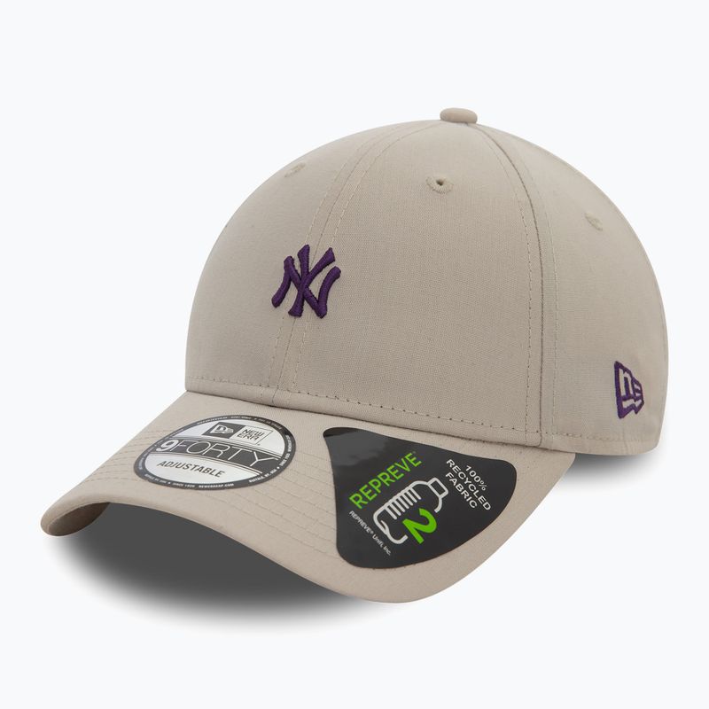 Кепка New Era Repreve Mini Logo 9FORTY New York Yankees light beige 2