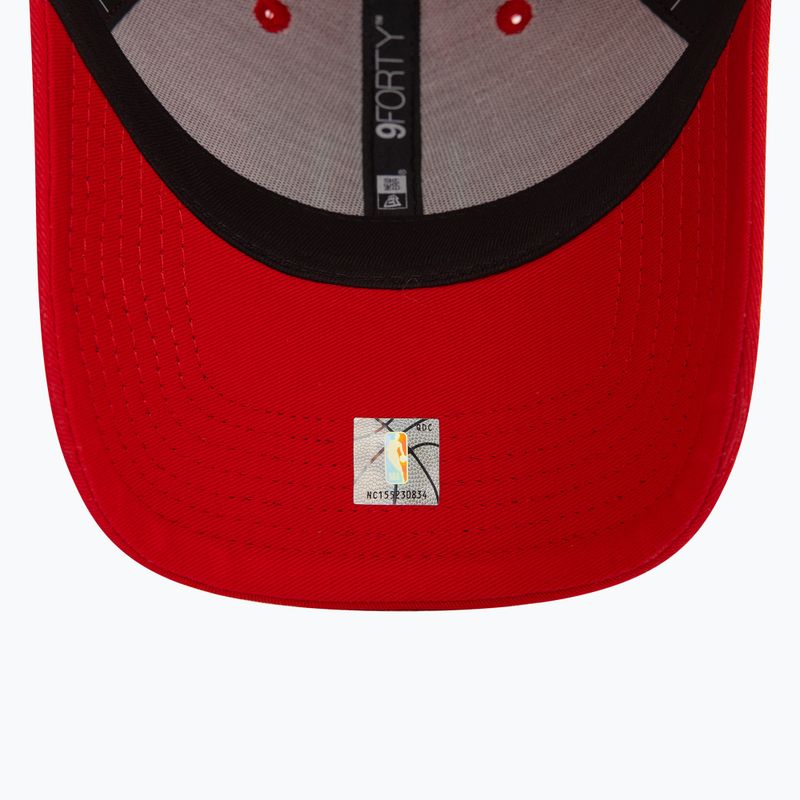 Кепка New Era Metallic Patch 9FORTY Chicago Bulls red 5