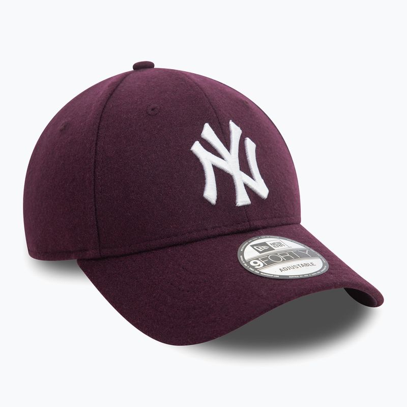Кепка New Era Melton Wool 9FORTY New York Yankees purple