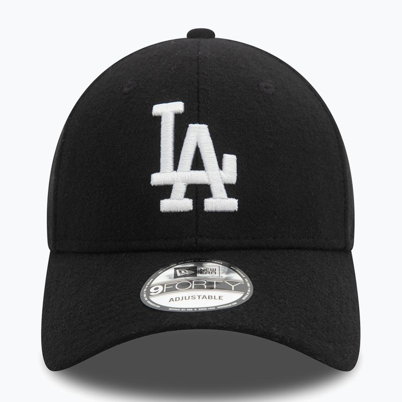 Кепка New Era Melton Wool 9FORTY Los Angeles Dodgers black 3