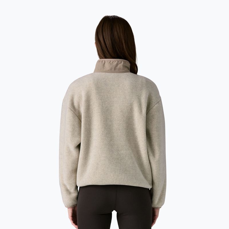 Кофта флісова жіноча Patagonia Synch oatmeal heather w/seabird grey 3
