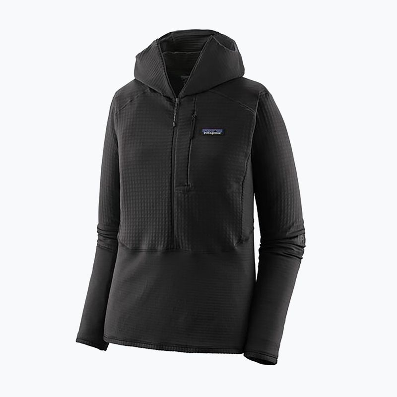 Жіноча софтшелл куртка Patagonia R1 Hybrid Pullover Hoody чорний 3
