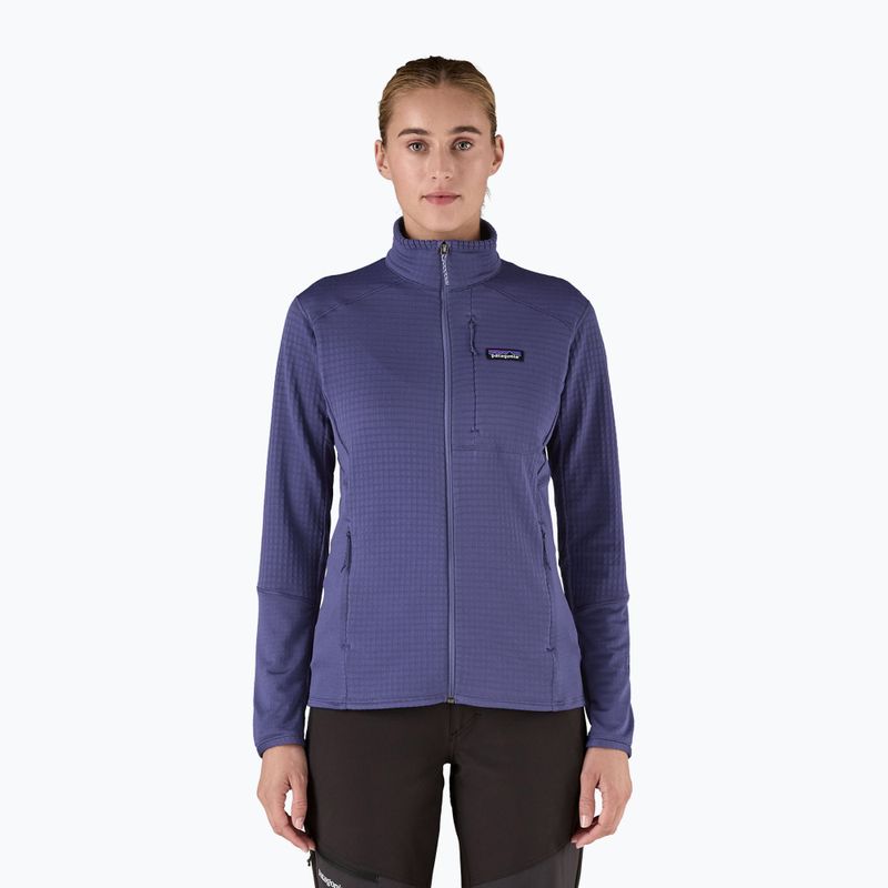 Куртка софтшел жіноча Patagonia R1 Hybrid solstice purple