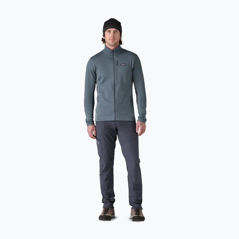 Кофта флісова чоловіча Patagonia R1 Hybrid utility blue 2