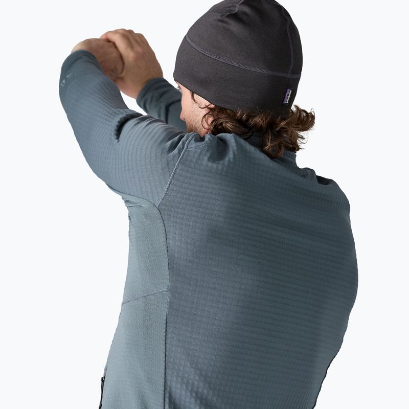 Кофта флісова чоловіча Patagonia R1 Hybrid utility blue 4