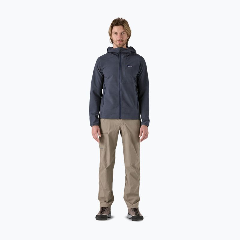 Кофта чоловіча Patagonia R1 TechFace Hoody smolder blue 2