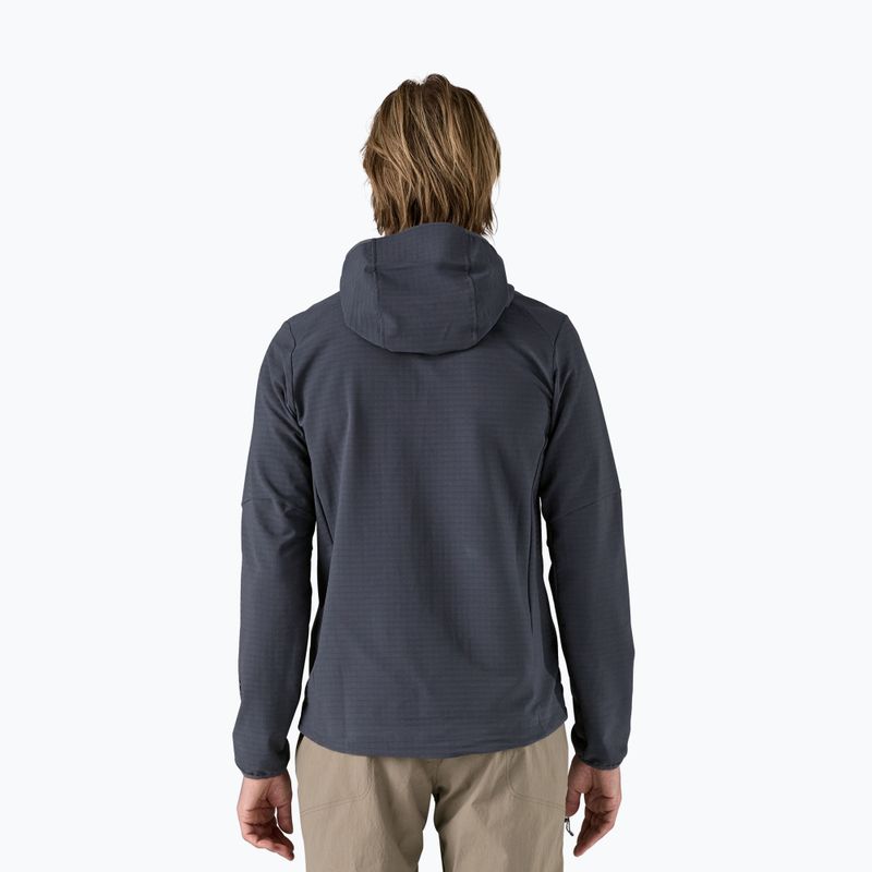 Кофта чоловіча Patagonia R1 TechFace Hoody smolder blue 3