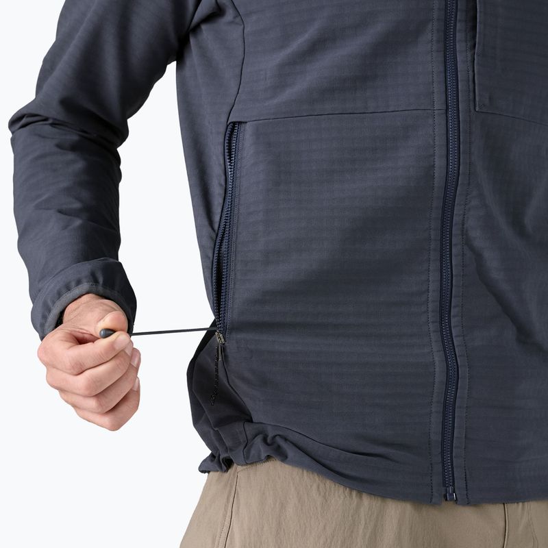 Кофта чоловіча Patagonia R1 TechFace Hoody smolder blue 7