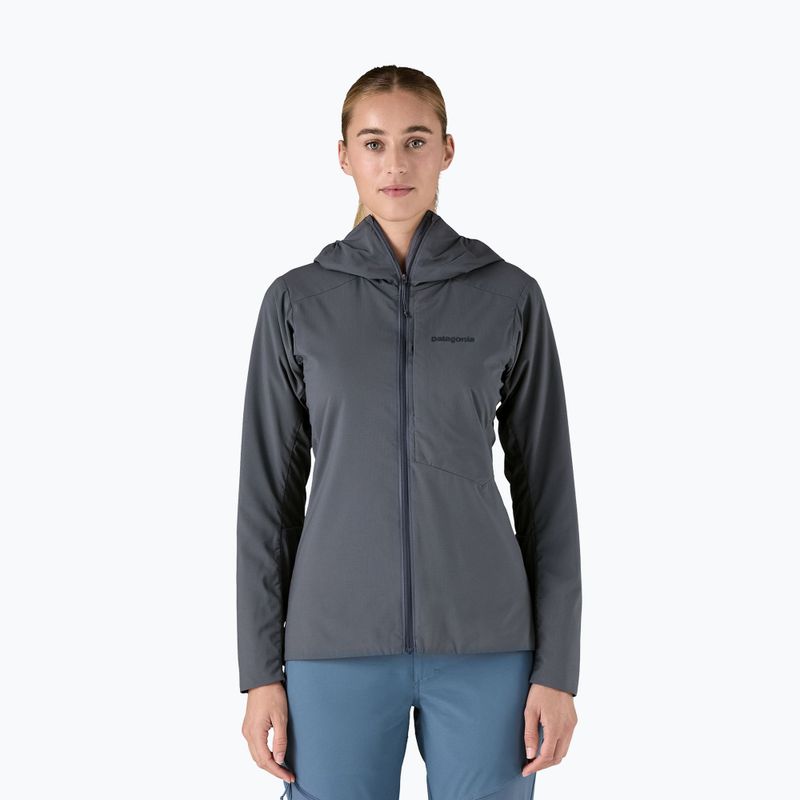 Жіноча гібридна куртка Patagonia Nano-Air Ultralight Full-Zip Hoody кольору smolder blue